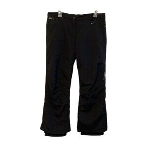 Obermeyer Ski Pants Womens Size 10 Black Long Hydro Block Snow Outdoor Winter